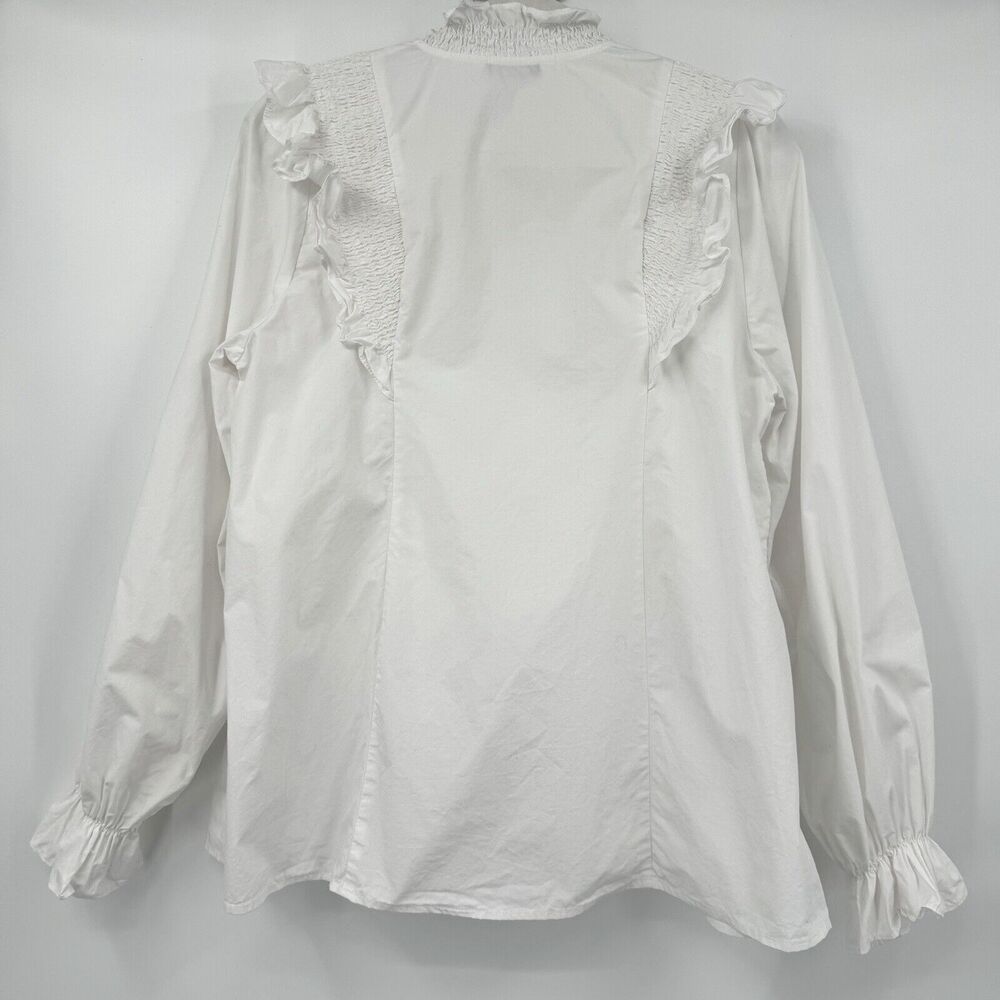 ASOS White Ruffle Blouse - Picture 2 of 12